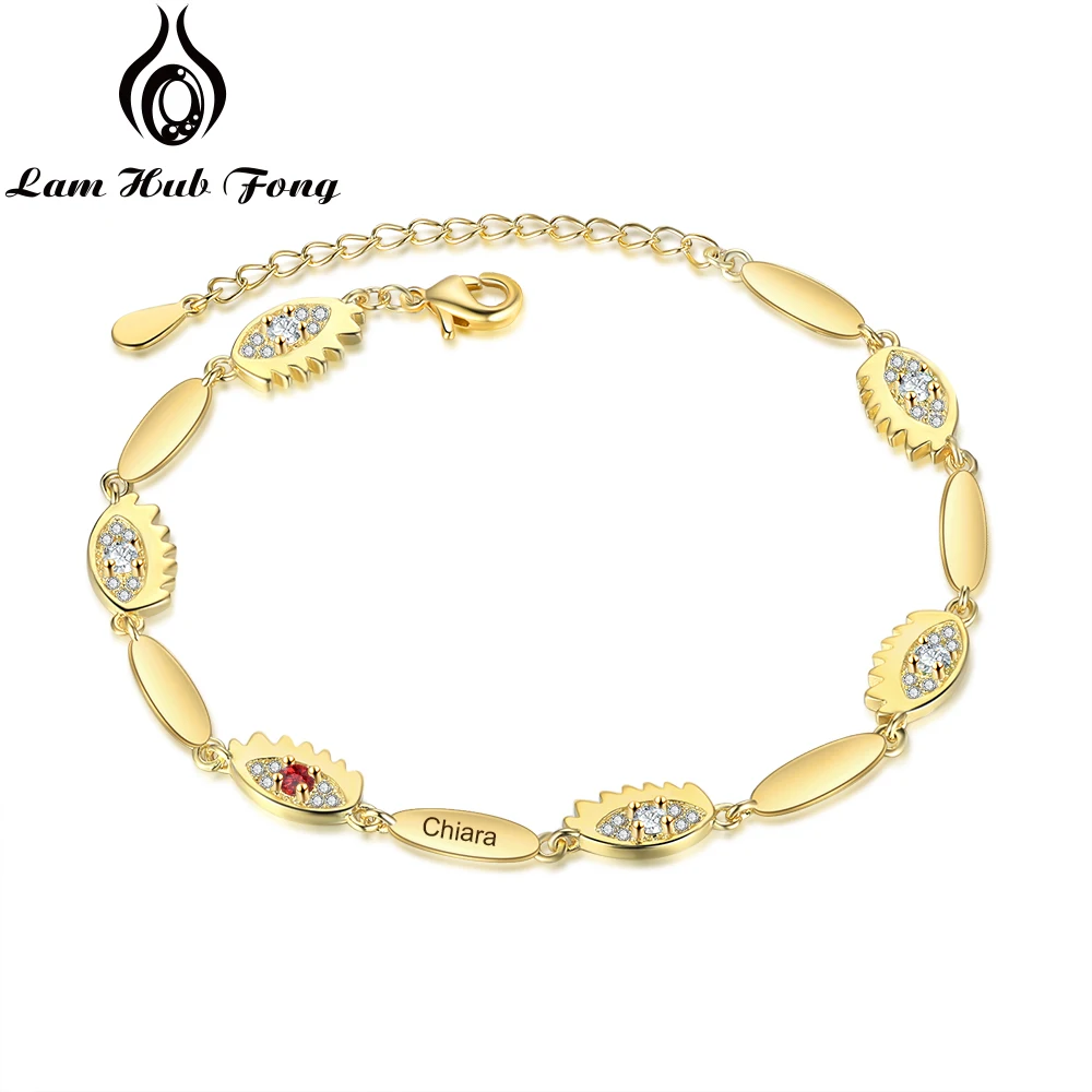 Персонализированный браслет для бара браслеты золотого цвета с именем и камнями