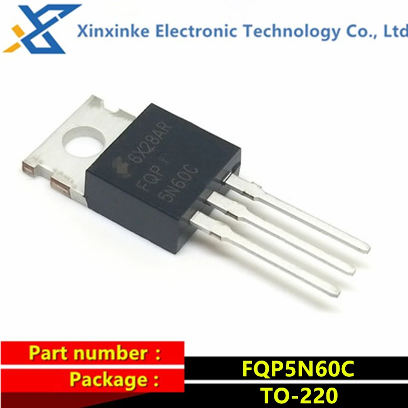 

10PCS FQP5N60C 5N60C TO-220 5N60C N-Channel MOSFET