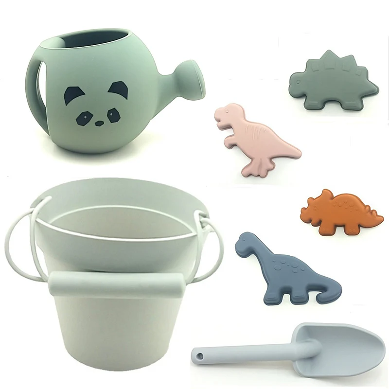 Набор детских инструментов для купания мягкая силиконовая игрушка и ванны