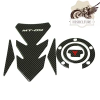 motorcycle 3d fuel tank pad protective stickers decals fuel tank cap sticker for yamaha mt 09 mt09 mt09