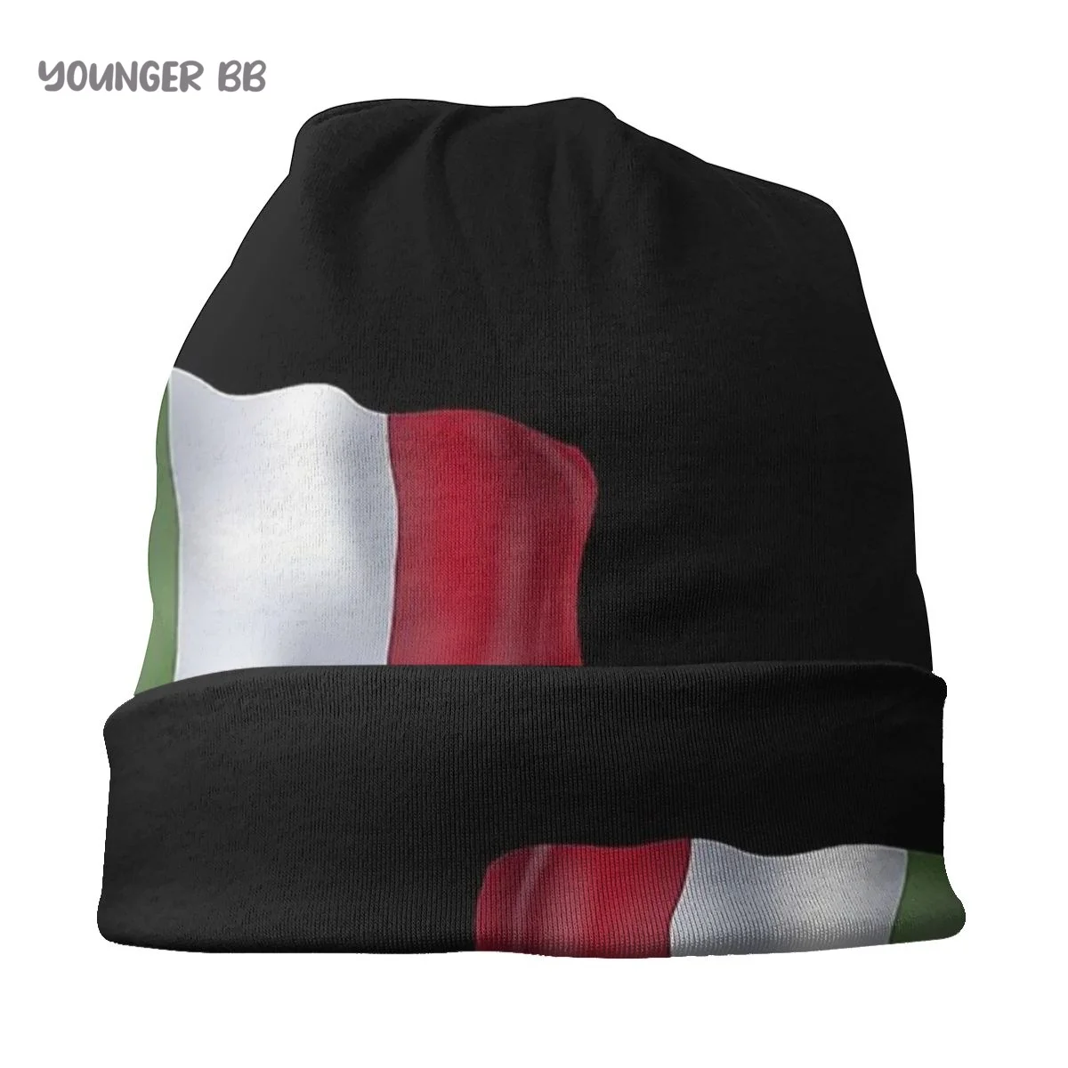 Головной убор шапки с итальянским флагом для мужчин и женщин вязаная шапка