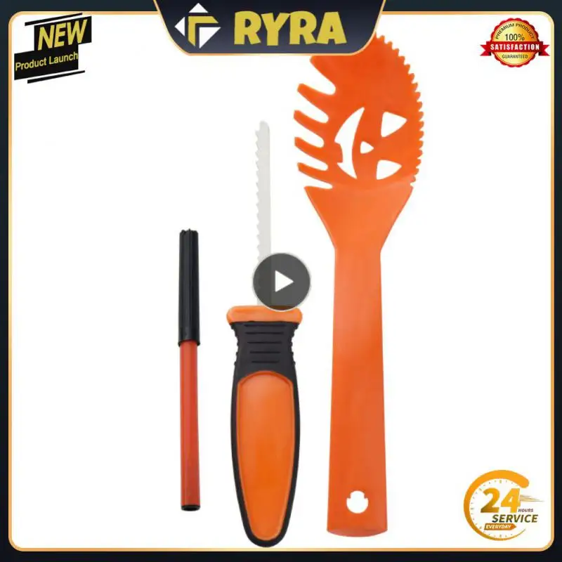 

Pumpkin Carving Tool Set High Quality Lovely Pumpkin Handmade Tool Professional Stainless Steel Reusable Halloween Supplies