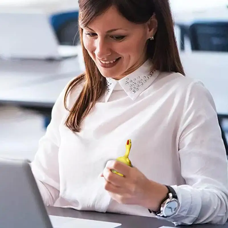 Сжимаемые игрушки с животными мультяшные скрипучие курицей забавная