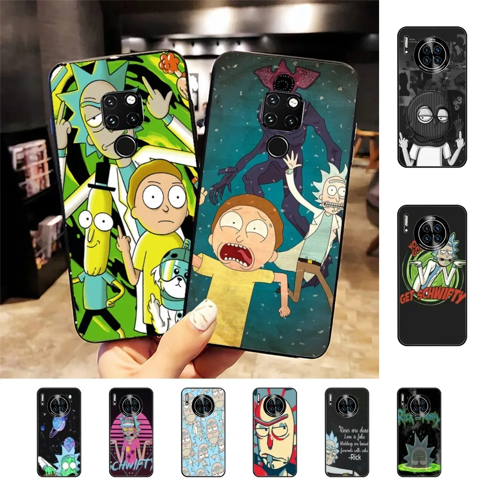 

Cute R-Ricks-Cartoon Phone Case For Huawei Mate 10 20 30 40 50 lite pro Nova 3 3i 5 6 SE 7 pro 7SE