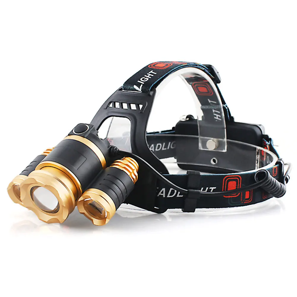 Зуммируемый безопасный эластичный ночной ЛОБНЫЙ фонарь 10 Вт 3 светодиода 4 режима