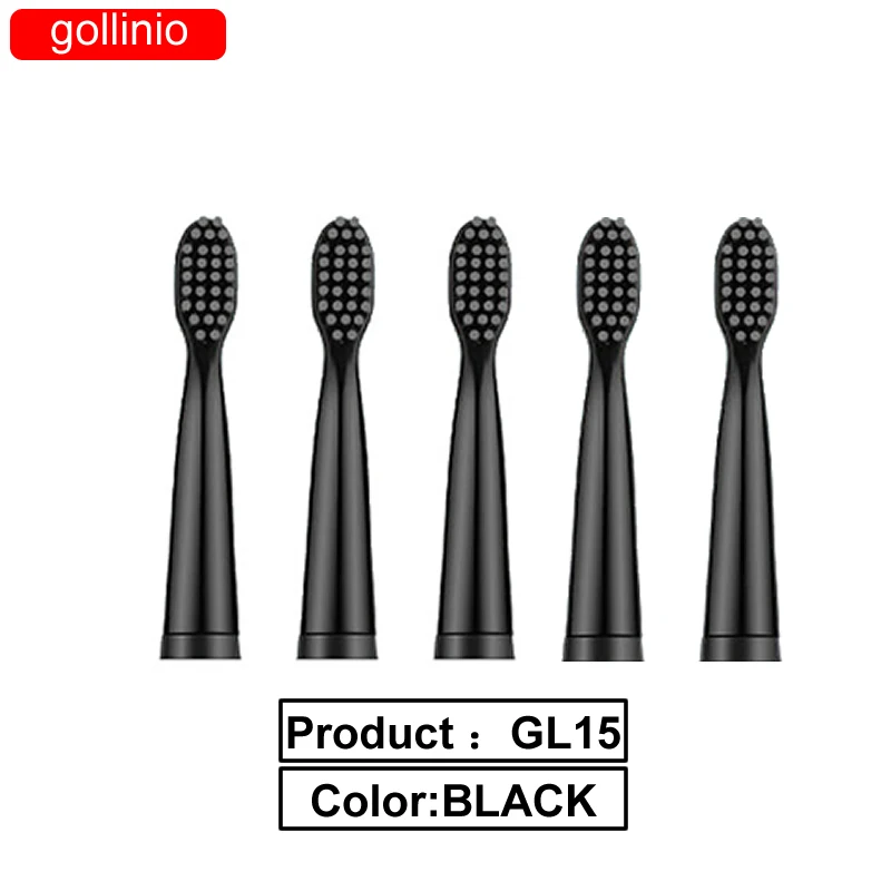 

gollinio Brand Electric Toothbrush Head soft brush head GL sensitive Replacement brush heads GLBRUSHHEAD GL15