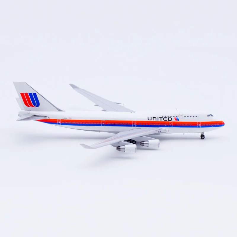 Коллекционный самолет из сплава XX40088 подарок фотосессия 1:400 United Airlines модель