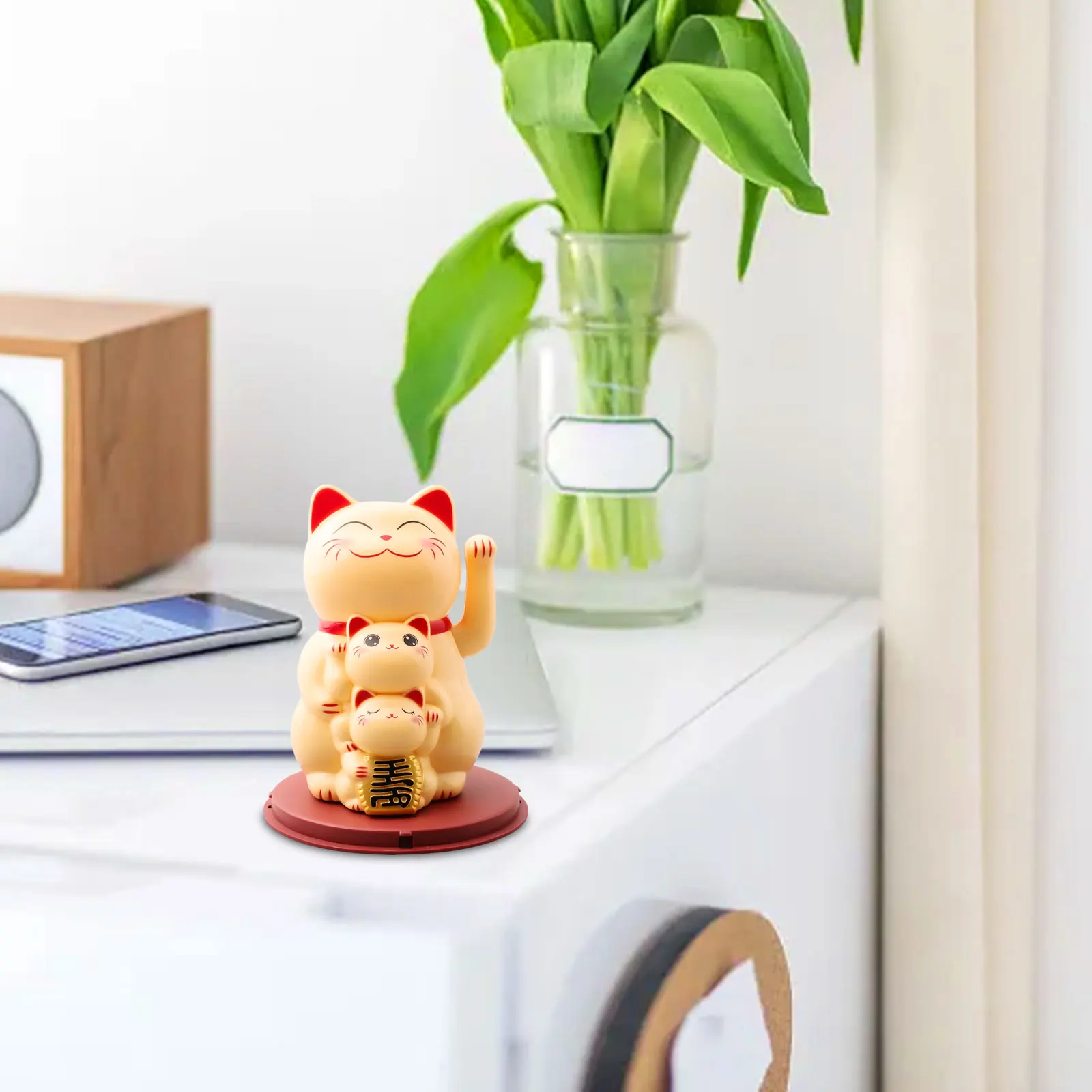 BFor Attery Free HFor Appiness SolFor Ar Powered Lucky CFor At Ashier OrnFor Aments Идеально подходит для FFor Amily Of Three