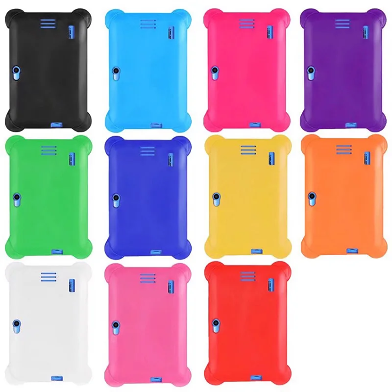 7 Inch Tablet Case Shockproof Soft Silicone Skin Shell Sleeve Protector 7" Silicone Gel Protective Back Case Cover images - 6