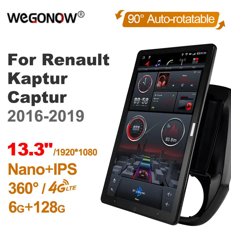 

Автомобильный радиоприемник TS10 Android10.0 Ownice для Renault Kaptur Captur 2016-2019 13,3 ''без DVD, поддержка USB, быстрая зарядка Nano 1920*1080