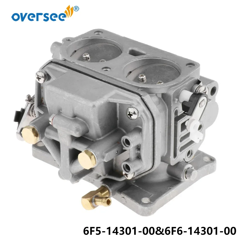 Карбюратор 6F5-14301-00 или 6F6-14301-00-00 в сборе для Yamaha 40HP J-2-тактный подвесной двигатель