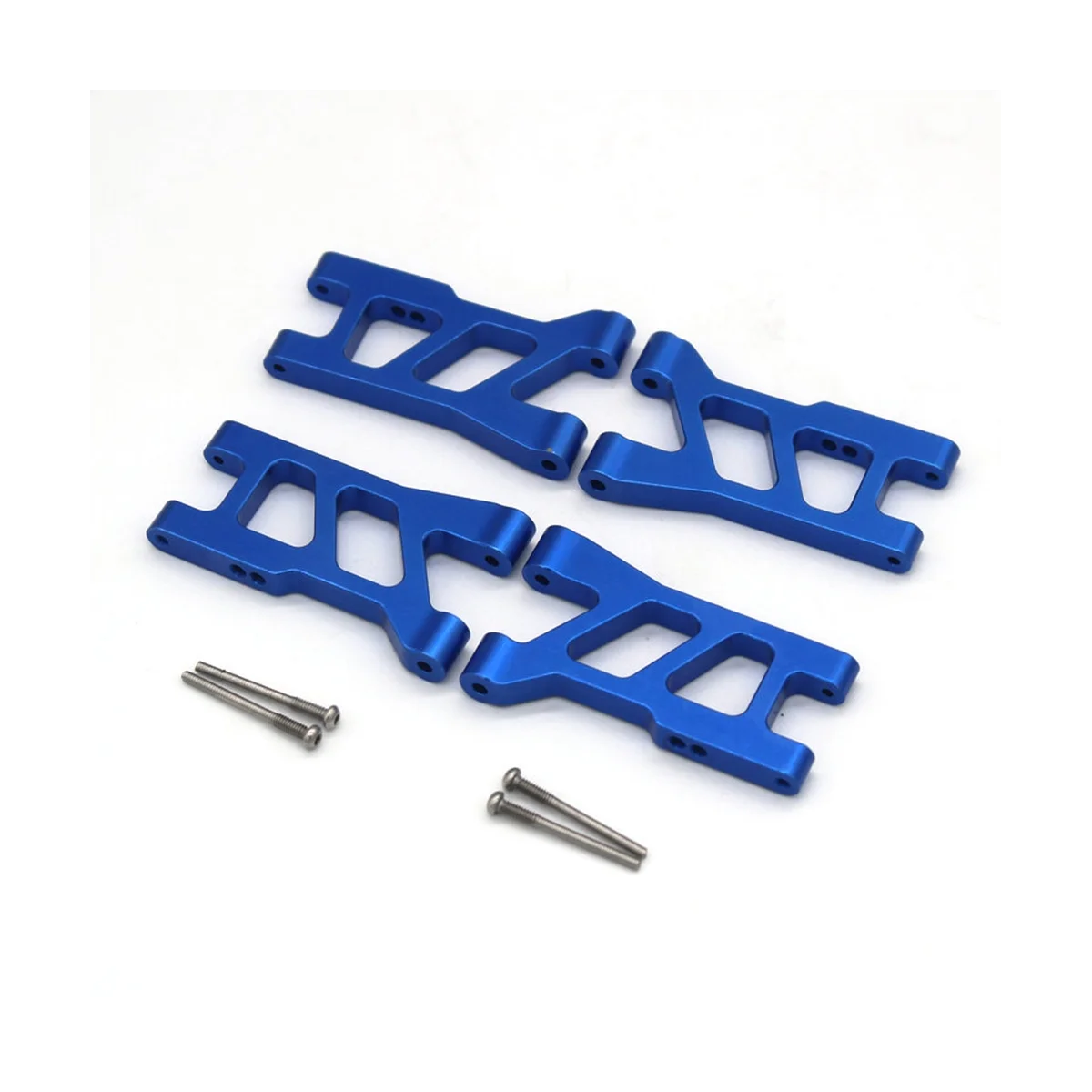 

4Pcs Metal Front and Rear Suspension Arm Set 7630 for Traxxas LaTrax 1/18 RC Car Upgrade Parts Accessories,Blue