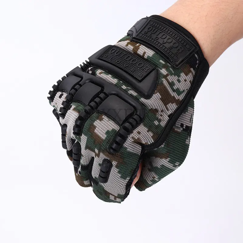 

Fingerless Tactical Gloves Camouflage Military Army Mittens Fitness Male Antiskid Fishing Men Women Half Finger Riding Gloves