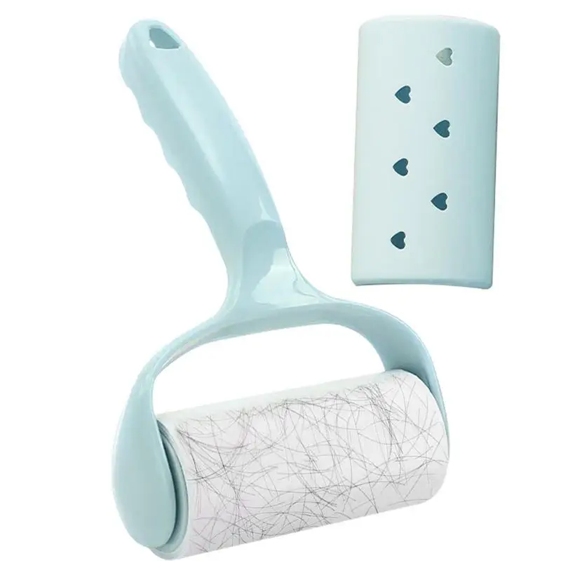 

Липкий ролик для волос, Портативный прочный липкий ролик для удаления волос, цилиндр, Экстра липкий ролик для одежды, коврового покрытия, ди...