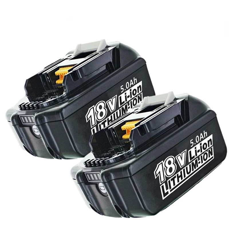 

[NEW UPGRADER] 18V 5.0Ah BL1850B Battery Replacement for Makita Battery BL1830 BL1850 BL1840 18V Cordless Power Tools Batteries