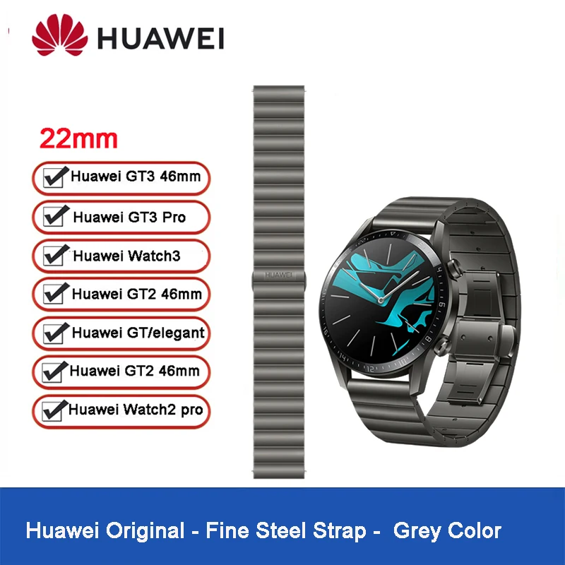 Huawei 100% Original Strap,Porsche Titanium or Stainless Steel Strap For Huawei GT3/GT2/GT 2Pro/Watch3/3Pro /GT Runner Watchband enlarge
