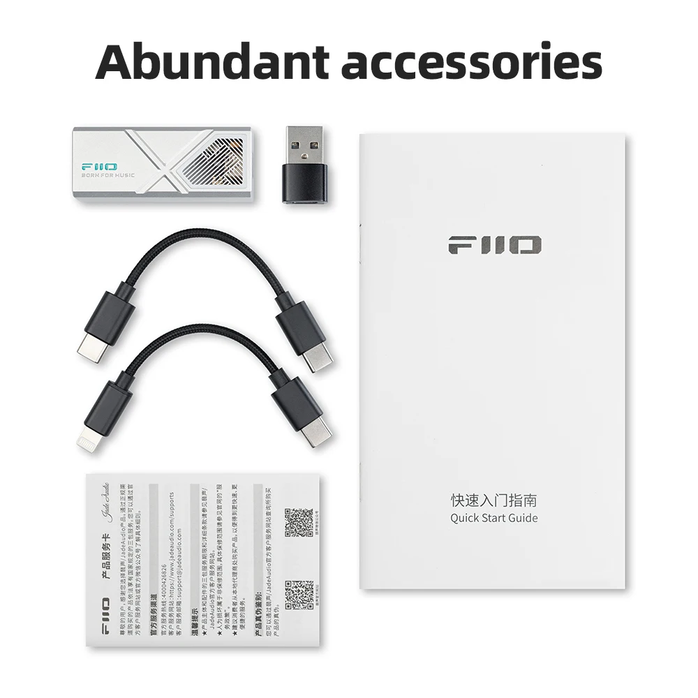 Фото FiiO KA13 Мощный портативный ЦАП-усилитель с двумя CS43131, 550 мВт, балансный выход 3,5 мм и 4,4 мм, совместим с устройствами iOS и Android №5