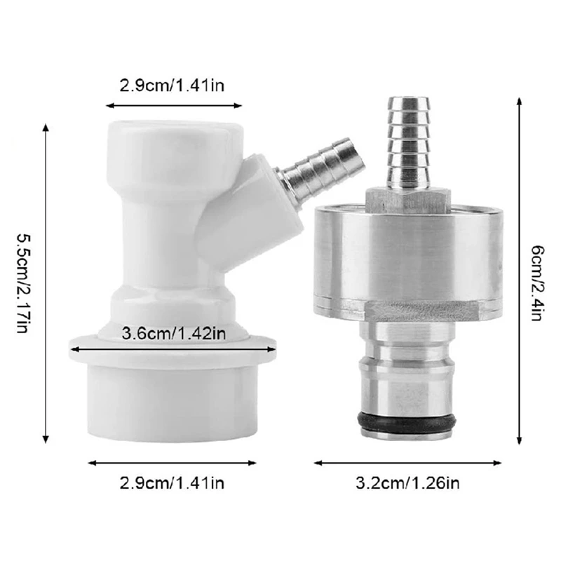 Крышка для карбонатации пива с набором разъединительных замков шариковым замком