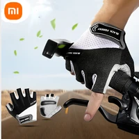 xiaomi mijia half finger gloves thickened palm pad shock absorption breathable sweat absorbent anti outdoor riding sports gloves