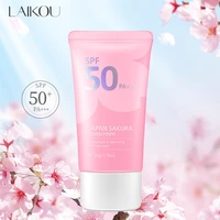 sakura sunscreen cream protector facial spf50 sun block gel isolation lotion cream bleaching creams facial moisturizer whitening