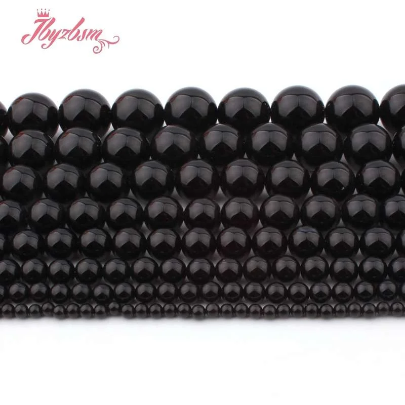 Бусины из натурального камня, 4,6,8,10 мм, 15 дюймов