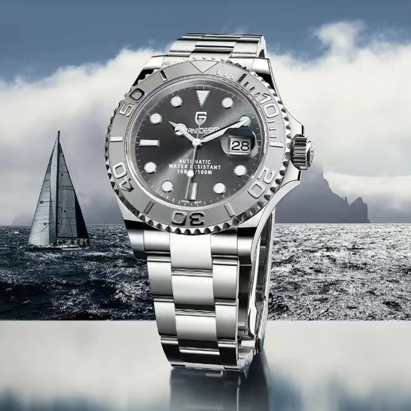 

PAGANI DESIGN V2 40MM Luxury Men's Mechanical Watch Top Brand Sapphire Glass Ceramic Bezel Automatic Diving Watches for Men