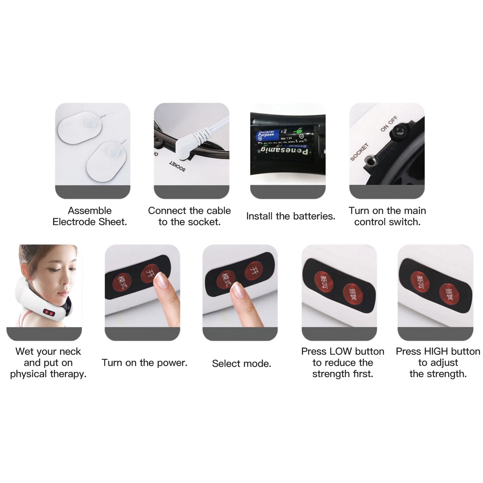 Интеллектуальное устройство для массажа шеи инфракрасный ФИЗИОТЕРАПЕВТИЧЕСКИЙ