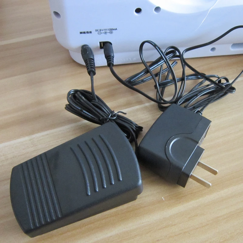 Штепсельная Вилка питания постоянного/переменного тока адаптер для ножной