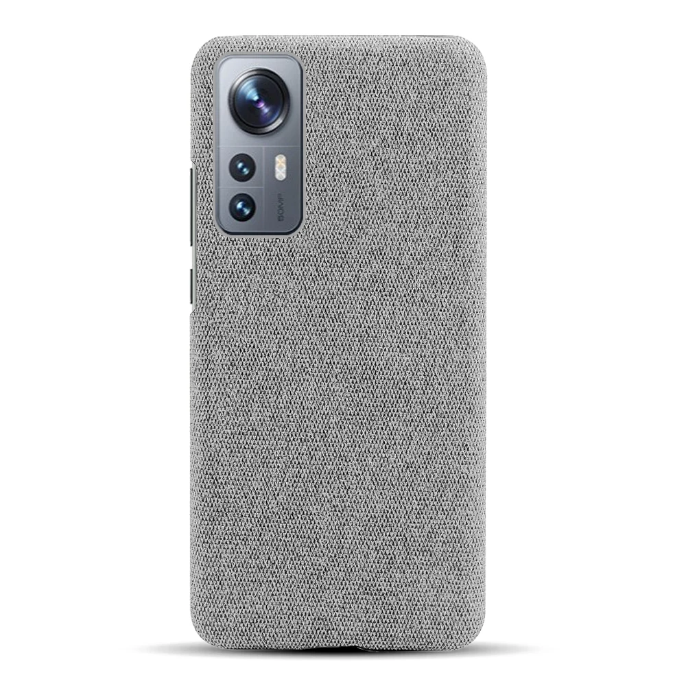 

For Xiaomi 12X 12 Pro Funda Cloth Coque For Xiomi Mi 12pro 12 X Mi12 Mi12x 5G Case Pouch Xiaomi 12X Luxury Fabric Antiskid Cover