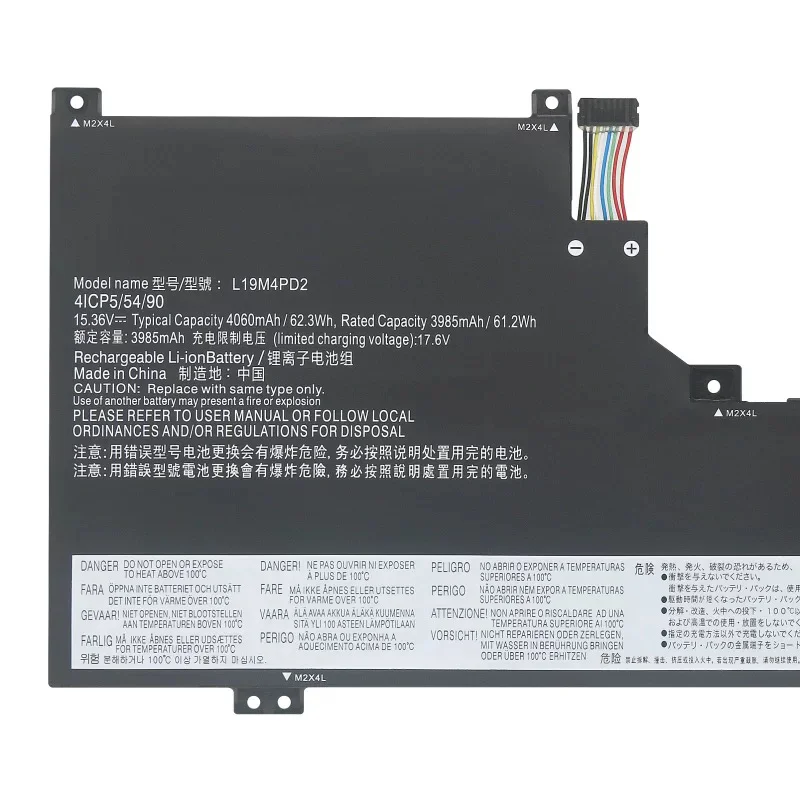 Фото WangQiu L19M4PD2 L19L4PD2 Аккумулятор для ноутбука Lenovo ideapad Yoga S740-14IIL SB10W67348 5B10W67424 5B10W67253 5B10U97772/3 81RM/S №3