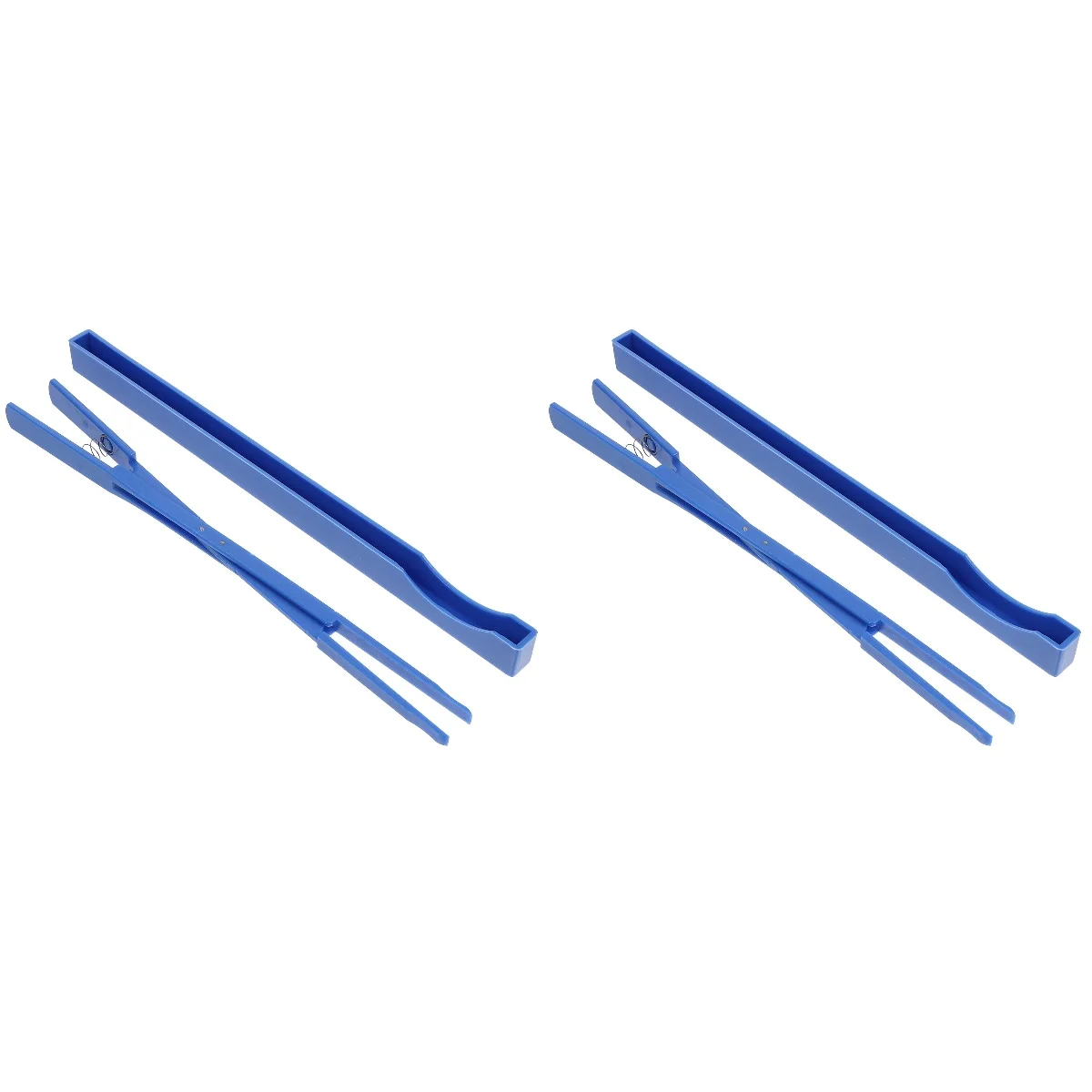 

2pcs Nylon Treble Mute Clamp Mediant and Alt Mute Tool for Piano Tuning Repairing (Blue)