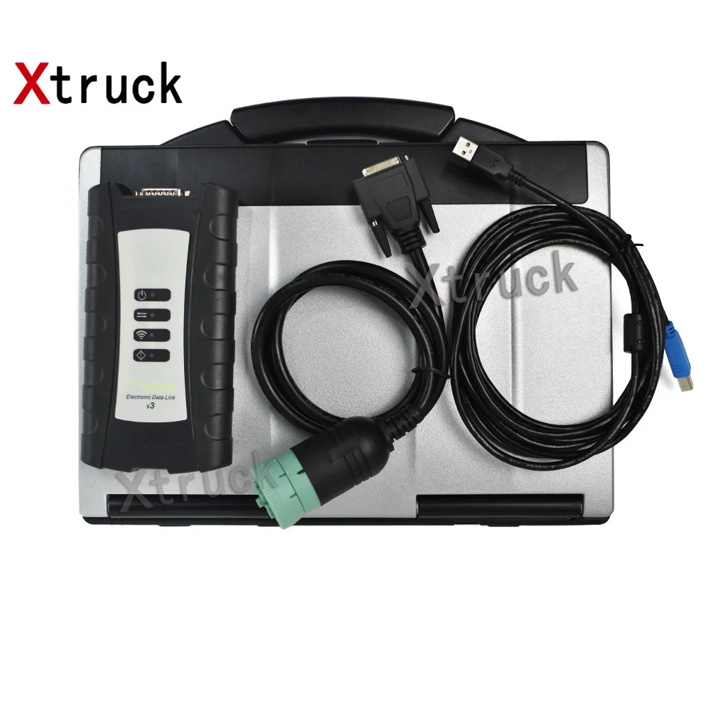 

V5.2 J-D AG CF Electronic Data Link V3 Agricultural Tractor Diagnostic kit+ CF53 Laptop Service EDL v3 Agriculture diagnostic