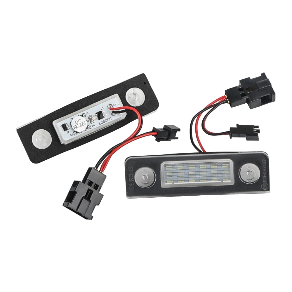 

Светодиодные Фонари Подсветки Номерного Знака Для Skoda Octavia 2 (рестайлинг), Canbus, 6500K, Суперяркий Белый Свет