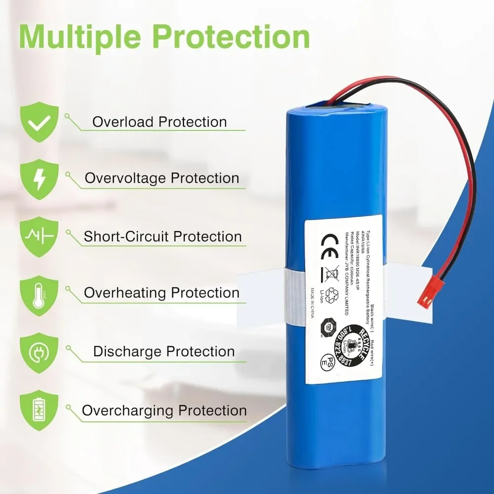 Литиевая батарея 14 8 в 12800 мАч для ILIFE V3s Pro V50 V5s V8s V80 Max B5 S5 X750