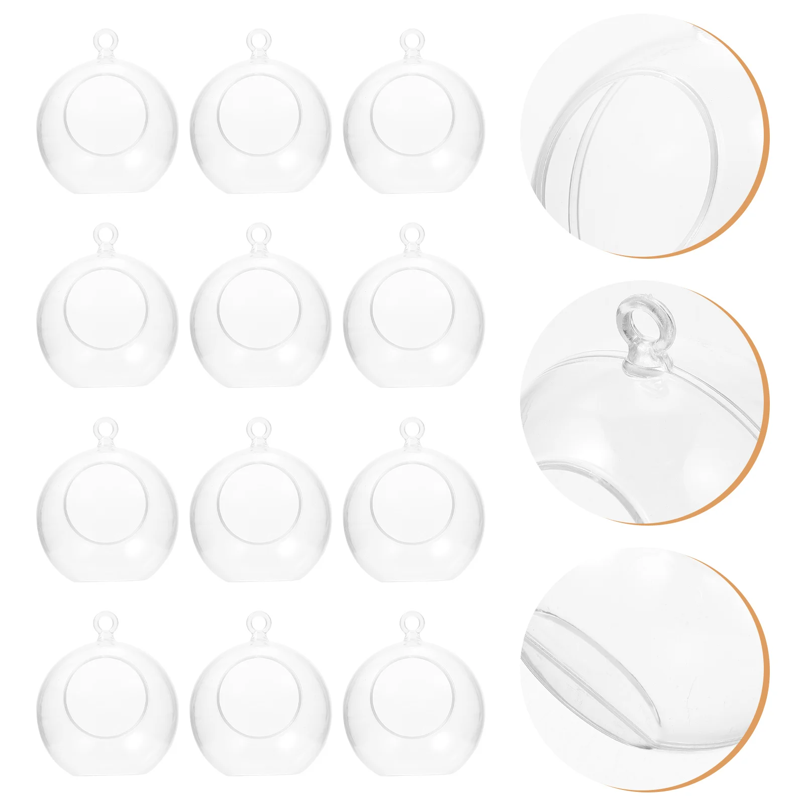 

Christmas Fillableornaments Clear Hanging Ornamenttreeplastic Decorationdecor Pendant Crafts Acrylic Home Party Diy Glass Mini