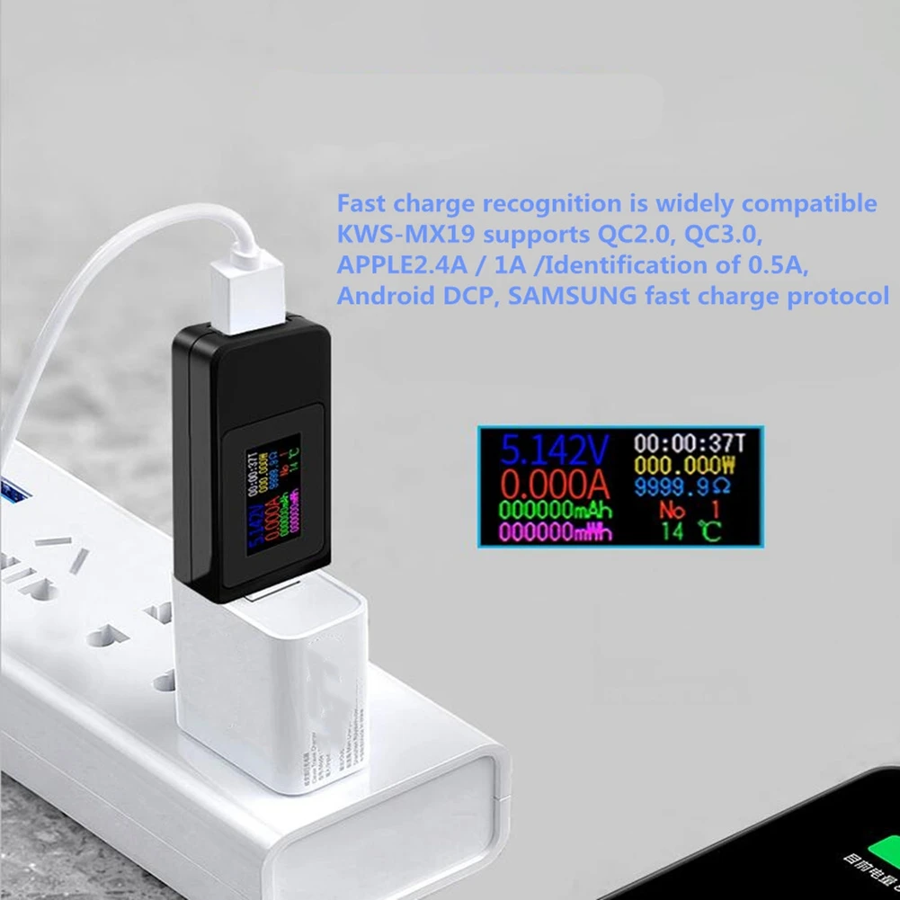 USB-тестер 4 в-30 в 0-5 А