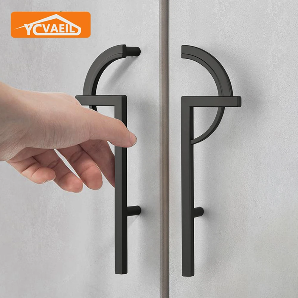 

1pcs Furniture Handles for Cabinets and Drawers Knobs 128mm Home Hardware Kitchen Cupboard Wardrobe Pulls Door Handle Fittings