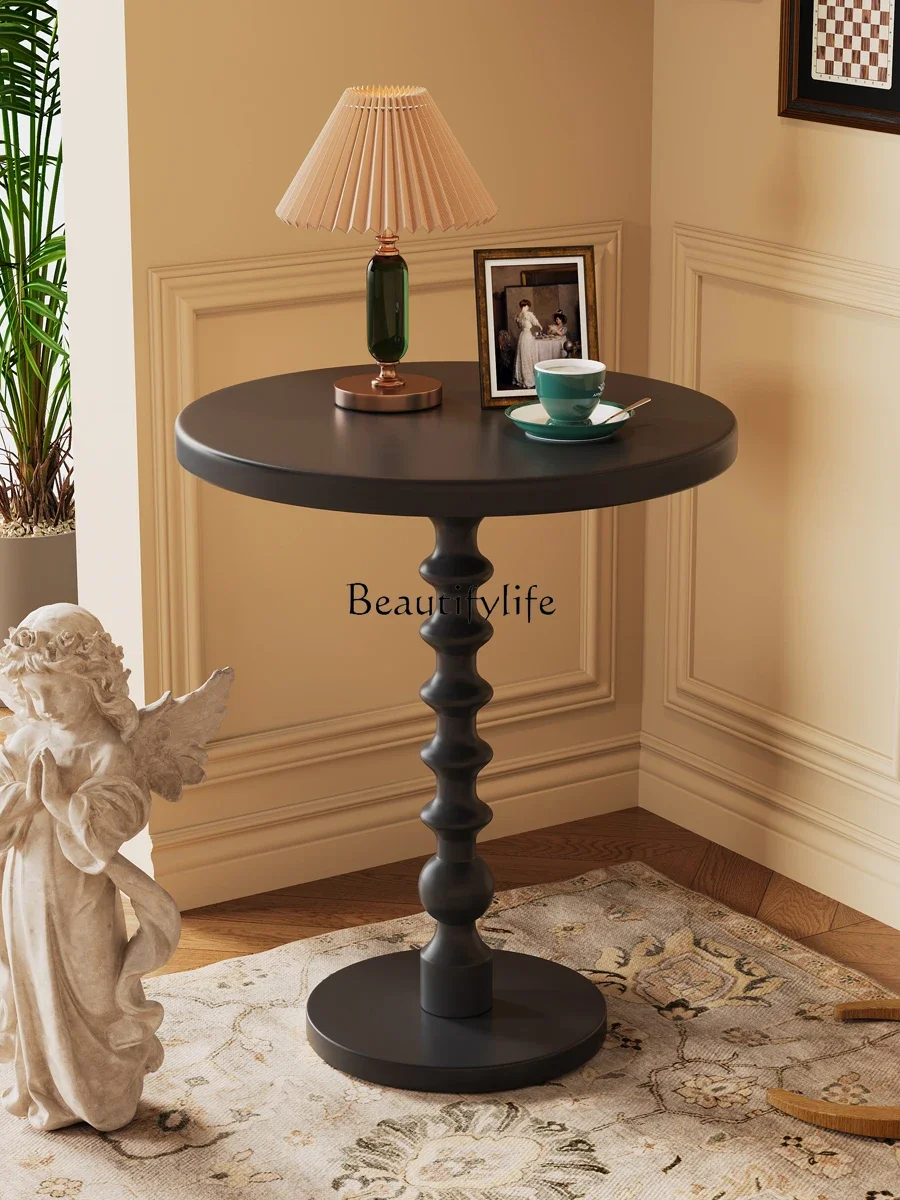 Американская Ретро стойка для кровати из массива дерева