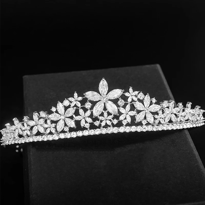 Изысканные тиары и короны YYSUNNY с кристаллами в стиле принцессы для женщин