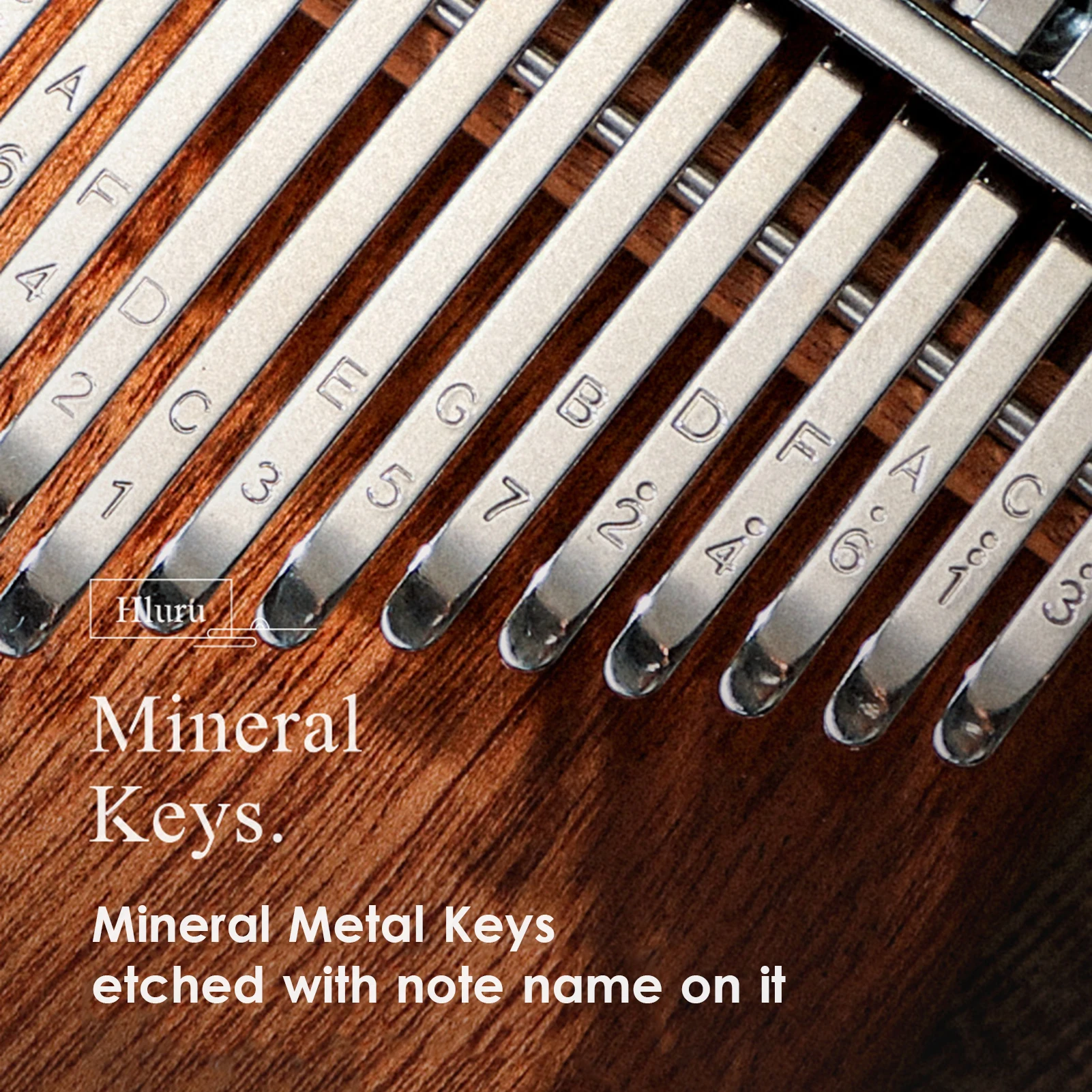 HLURU 17-ключевой палец-барабан Портативный музыкальный инструмент Солидное деревянное тело для детей Взрослые Меломаны Начинающие.