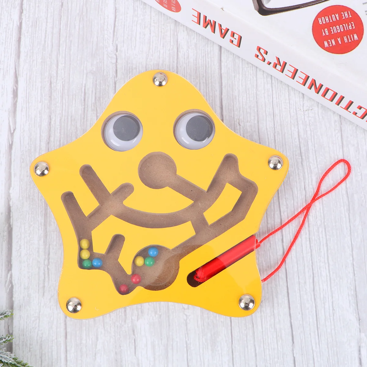 

Mazemagnetic Wooden Board Kids Puzzle Beads Children Cartoon Creative Gametoddlers Labyrinth Toddler Bead Counting