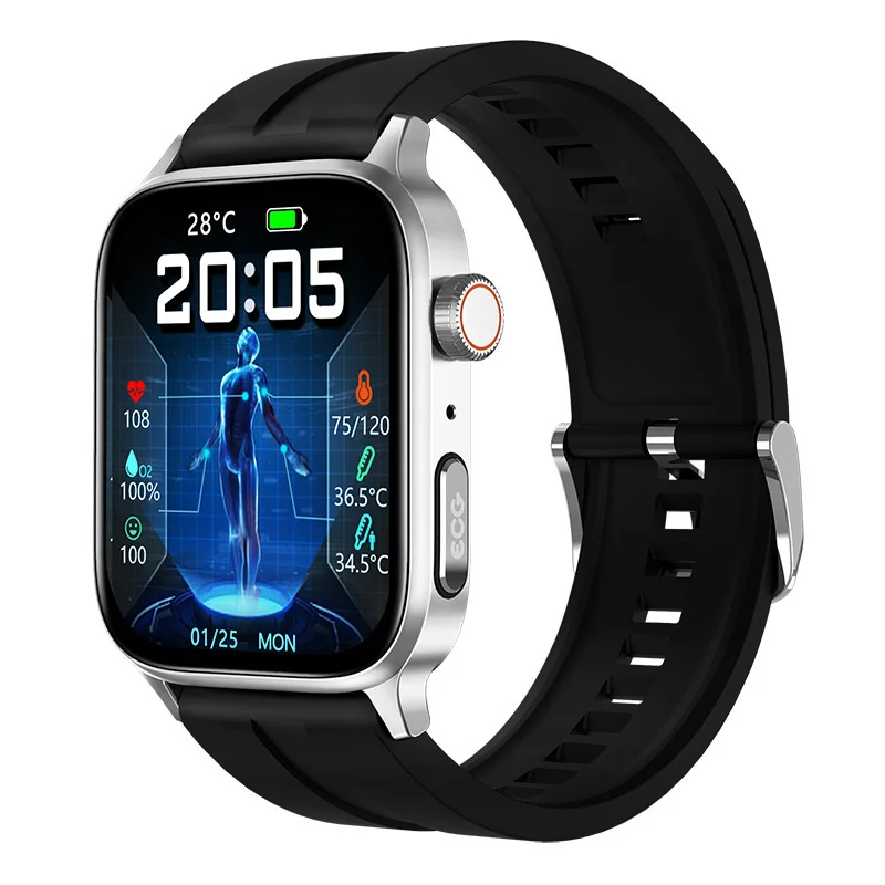 

2023 New GT22 Smart Watch 1.85inch Bluetooth Call AI Voice ECG Temperature Blood Pressure Health Monitor Men Women Smartwatch