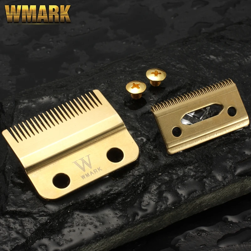 

WMARK W-2 Professional 2-Hole Stagger-teeth Clipper Blade Moving Blade with Screw Replacement Blade High Quanlity Material