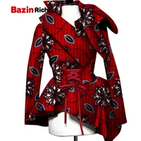 african coat women new fashion cotton traditional printing jackets for lady coat outwears short blouse female wy5102