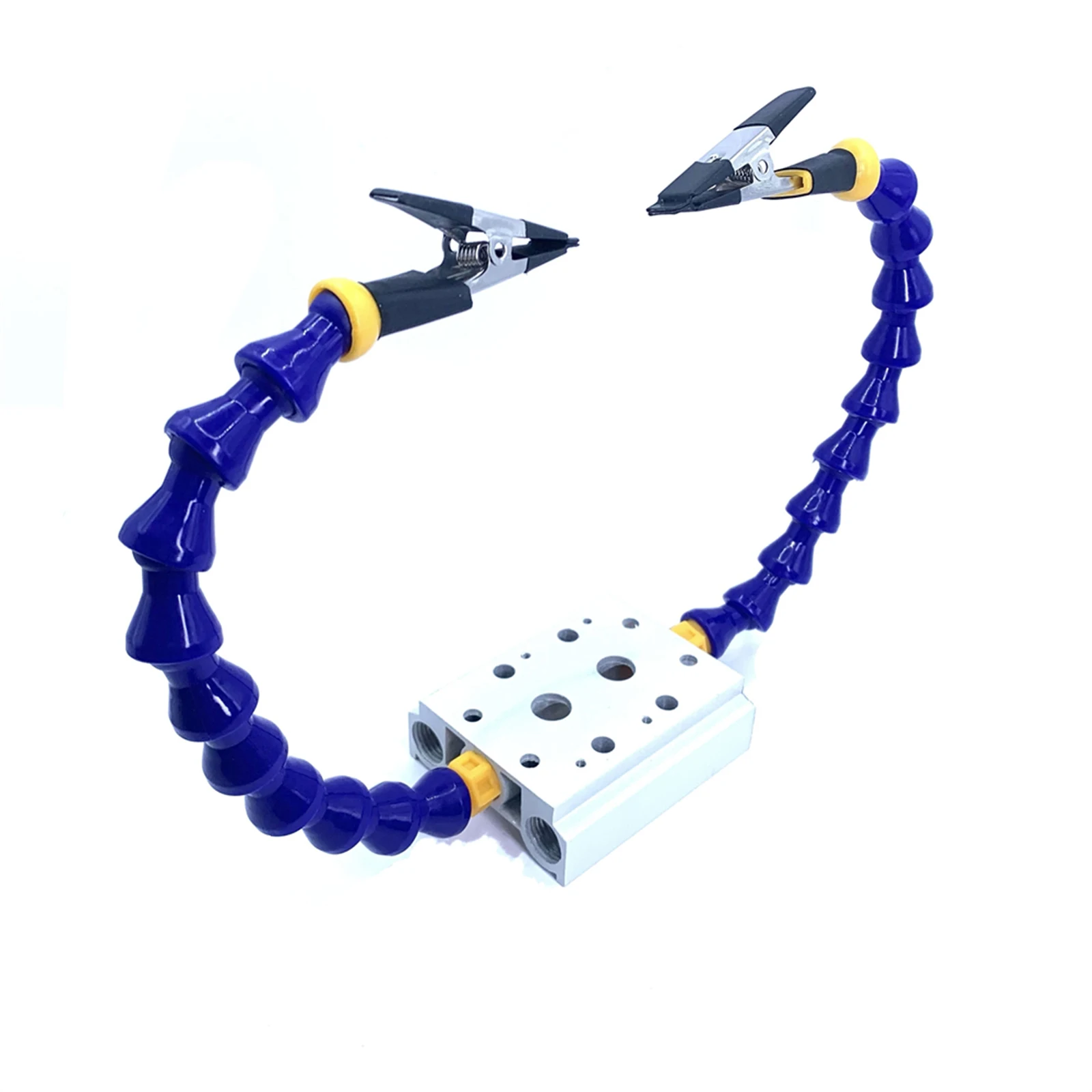 

Benches Vise Table Clamp With Flexible Arm Aluminum Alloy Clamp Soldeirng Iron Holder Printed Circuit Board Welding Repairs