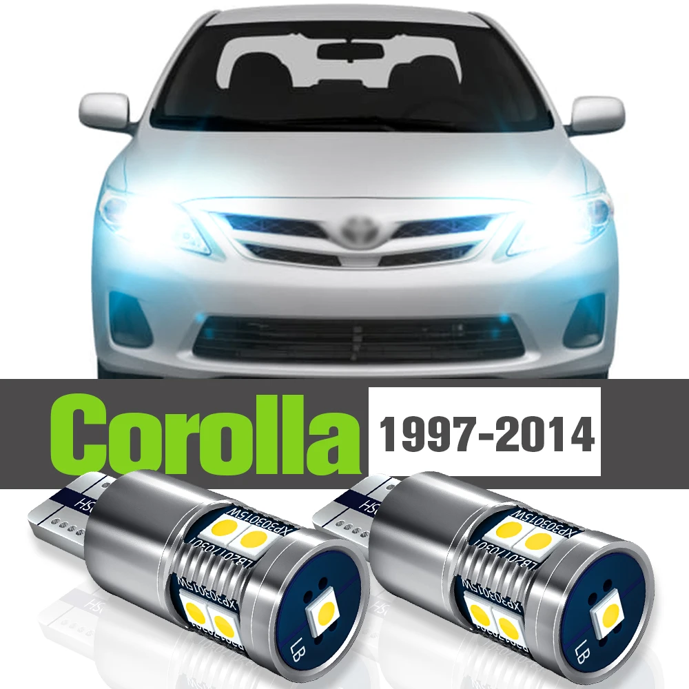 

2x LED Parking Light Accessories Clearance Lamp For Toyota Corolla 1997-2014 2004 2005 2006 2007 2008 2009 2010 2011 2012 2013
