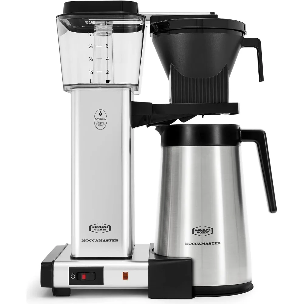 Technivorm Moccamaster 79312 KBGT Coffee Brewer, 40 oz, Polished Silver