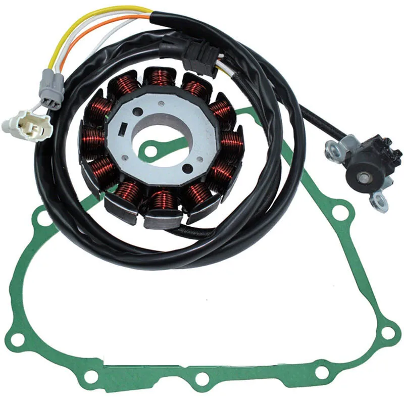 Новый статор и прокладка для Yamahaa YFZ450 2004 2005 2007 2008 2009 2012 2013 OEM 5TG-81410-03-00