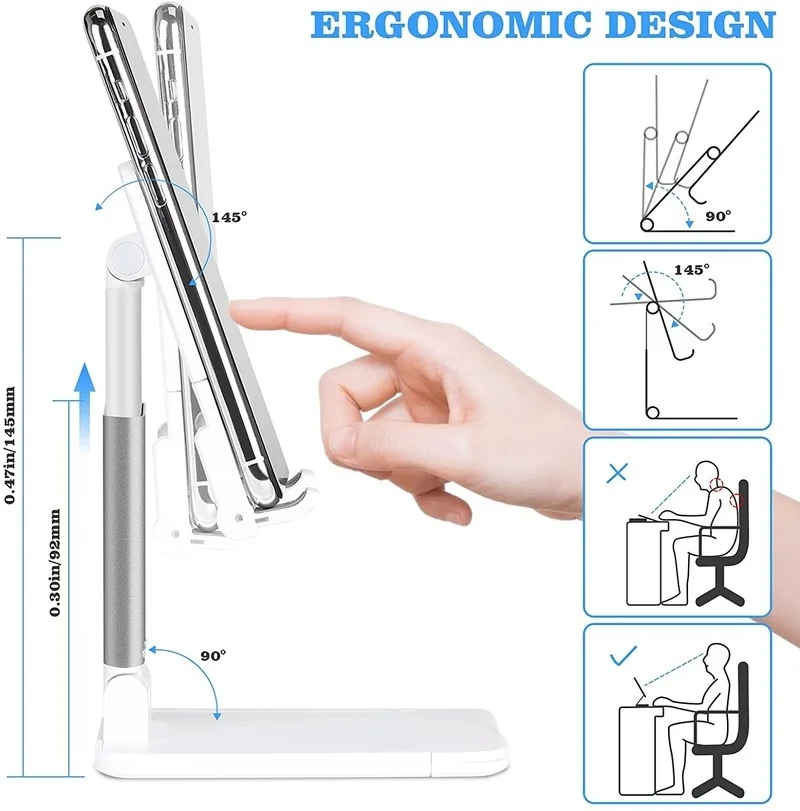 cmaos phone holder stand moblie phone support for iphone 13 12 xiaomi samsung huawei tablet holder desk cell phone holder stand free global shipping