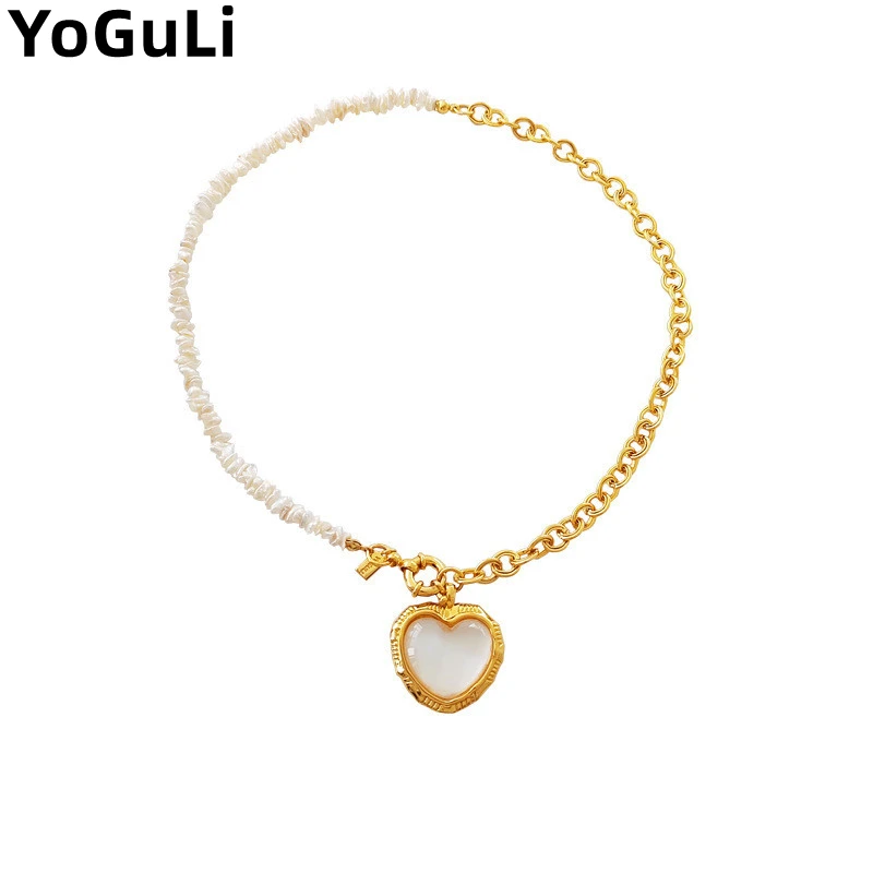 

Modern Jewelry Heart Pendant Necklace 2022 New Trend 2022 New Trend Freshwater Pearl Necklace For Women Accessories